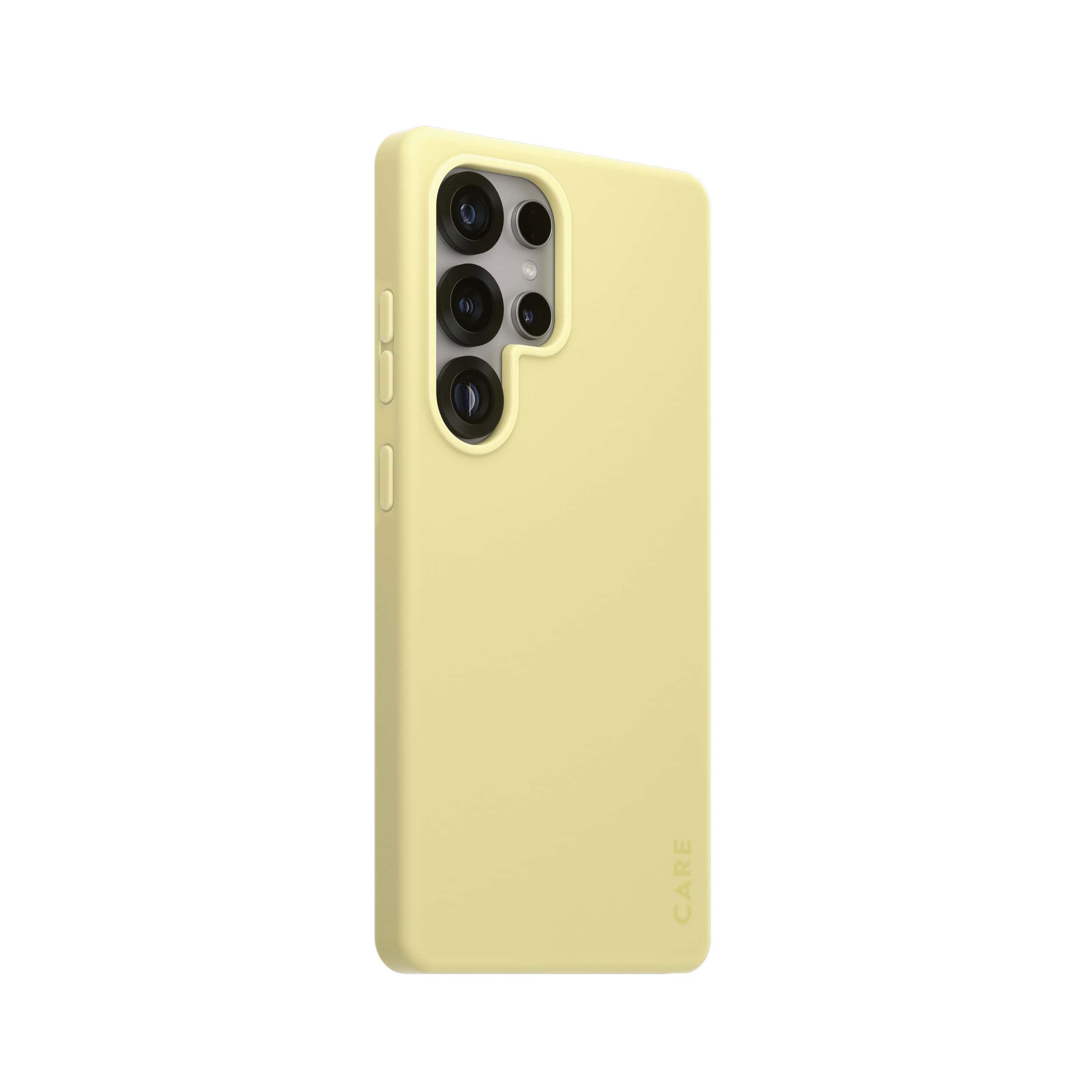 PanzerGlass CARE™ by ® Case Chardonnay Samsung Galaxy S25 Ultra mobiele telefoon behuizingen Hoes Geel (CRRFACOG38488) thumbnail