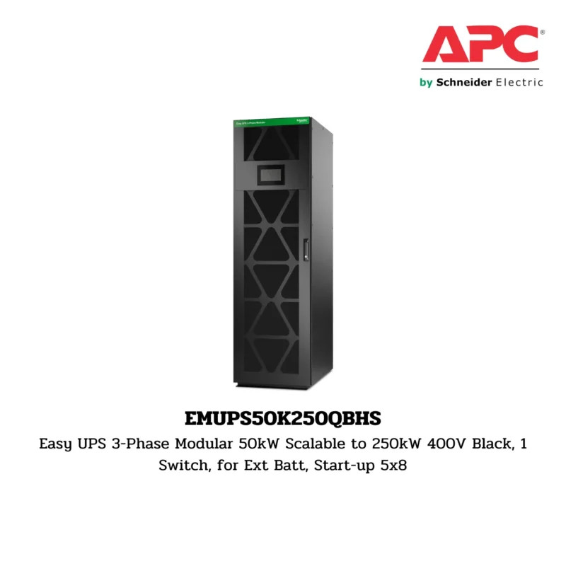 APC EASY UPS 3-PHASE MODULAR 50KW SCALABLE T (EMUPS50K250QBHS) thumbnail