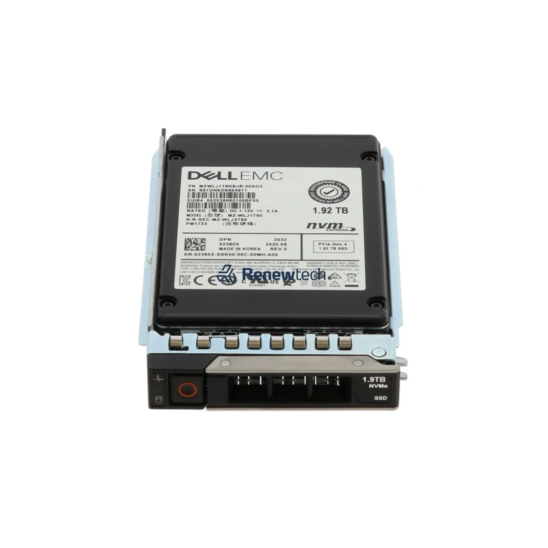 Dell 1.92TB NVMe 2.5-inch SSD (2380X) thumbnail