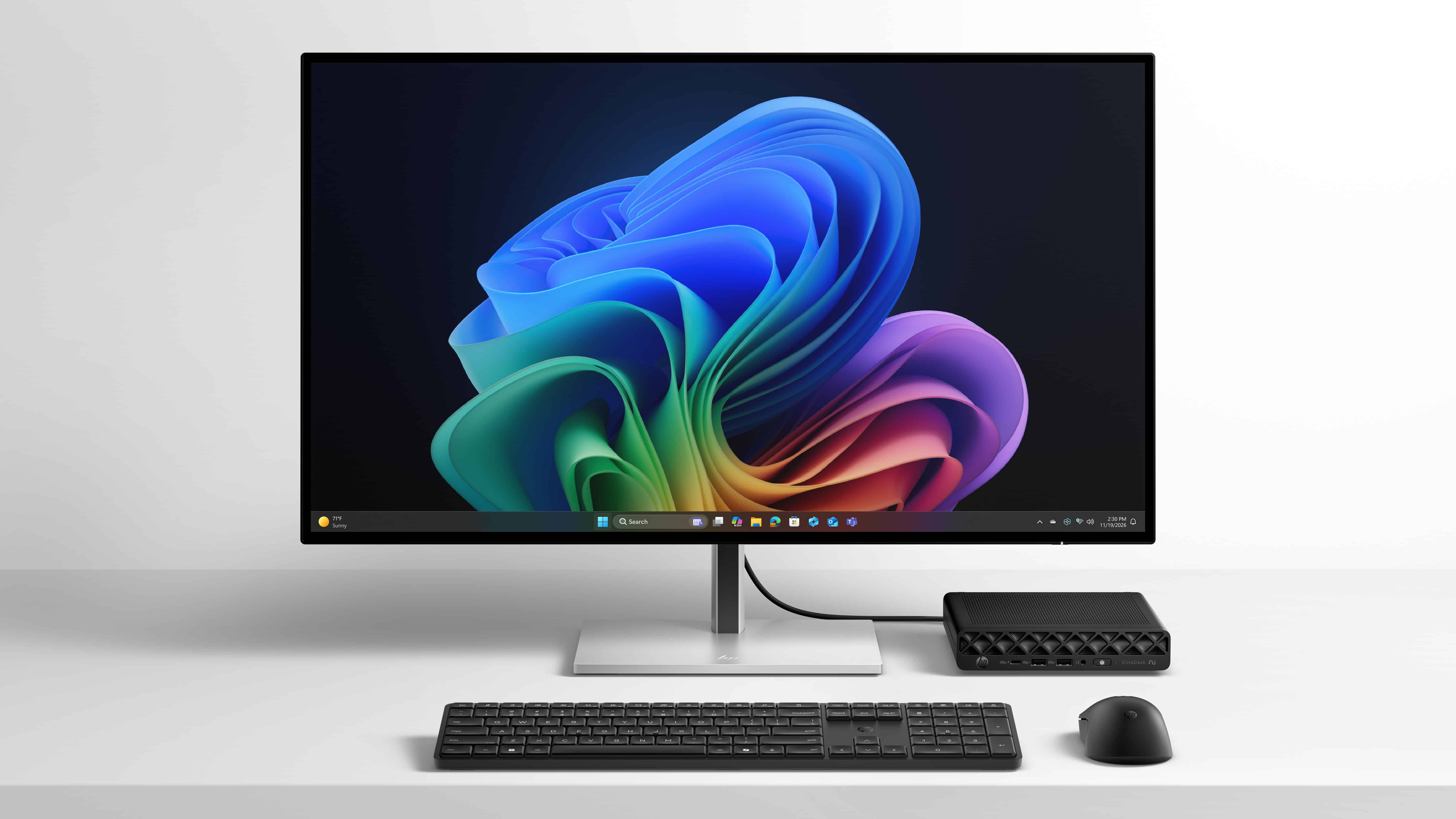 HP EliteDesk8MiniG2iAI U9386H 32GB/1TB P Copilot+ PC Intel Core Ultra 9 386H DDR5-SDRAM SSD Windows 11 Pro Mini PC AI PC (DK4B0AT#ABH) thumbnail