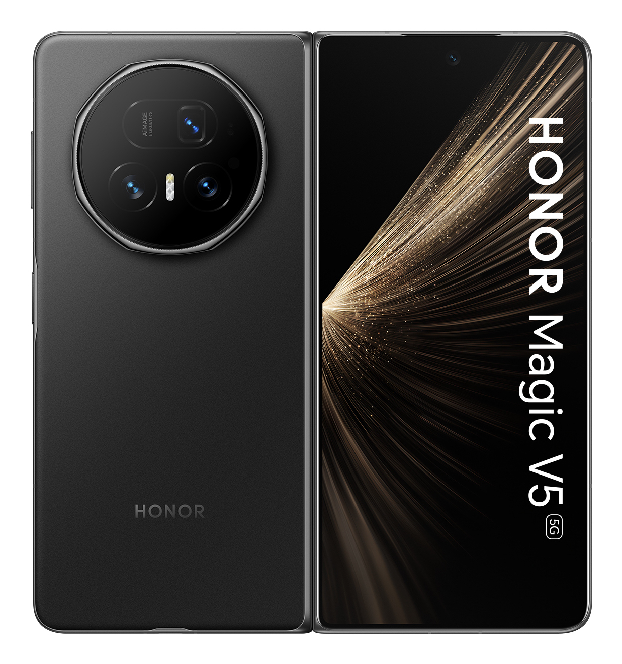 Honor Magic V5 20,2 cm (7.95") MagicOS 9.0.1 5G USB Type-C 16 GB 512 GB 5820 mAh Zwart (5109BUHH) thumbnail