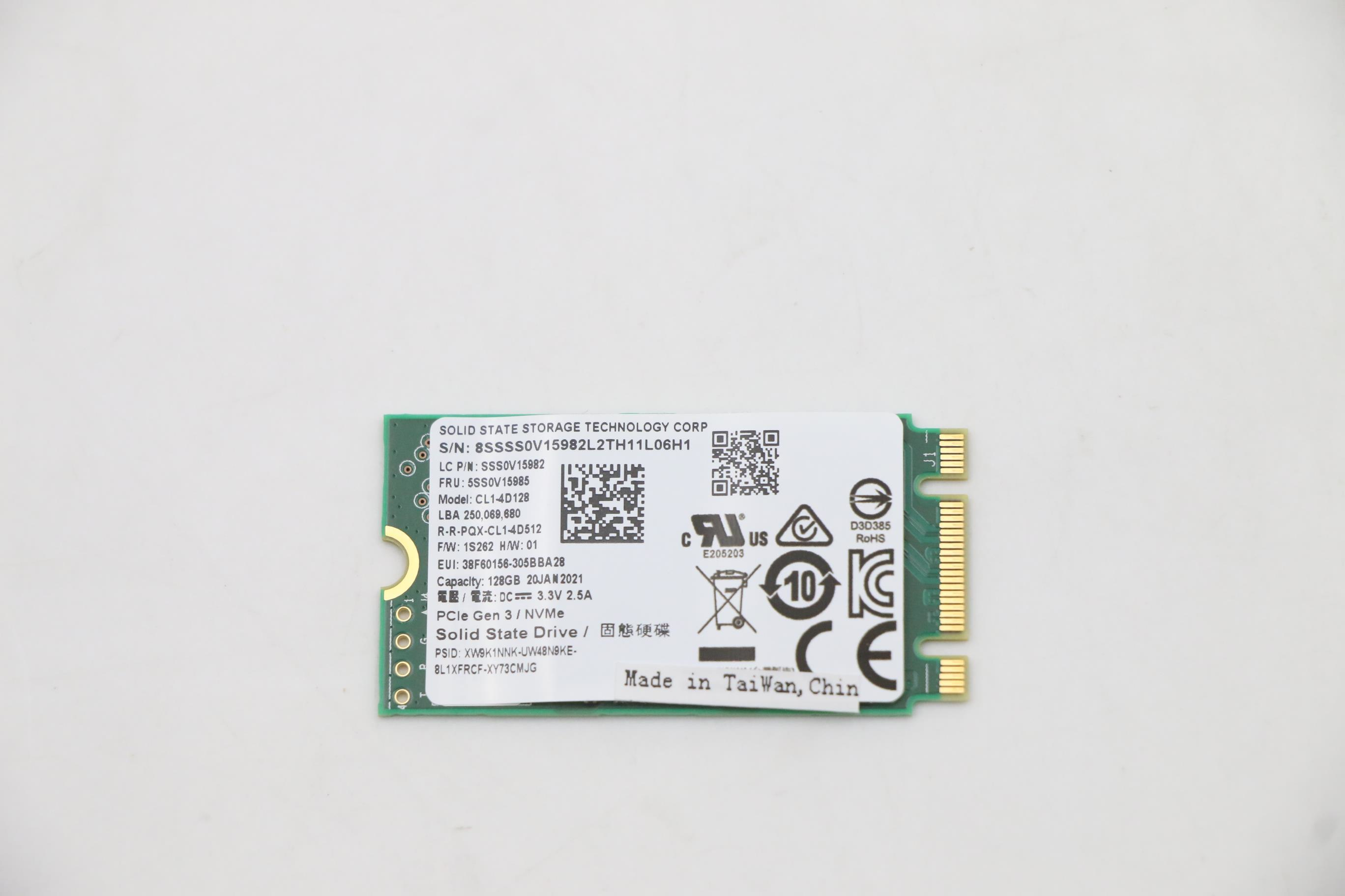 Lenovo 5SS0V15985 internal solid state drive 128 GB M.2 PCI Express (5SS0V15985) thumbnail