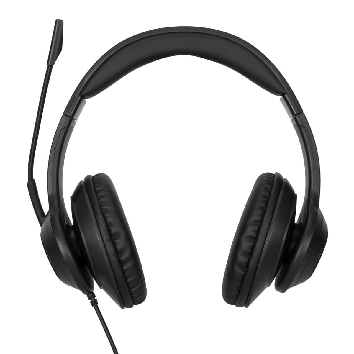Targus AEH102GL hoofdtelefoon/headset Bedraad Hoofdband Oproepen/muziek USB Type-A Zwart (AEH102GL) thumbnail