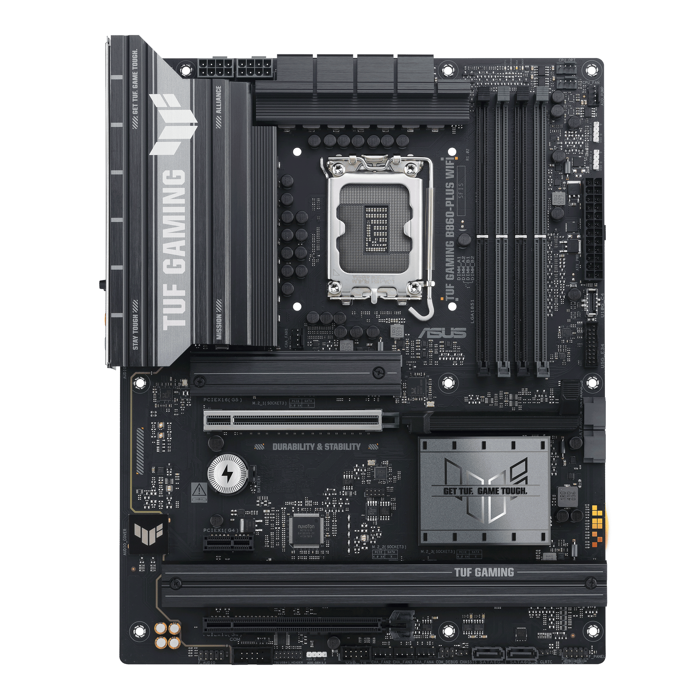 ASUS TUF GAMING B860-PLUS WIFI Mainboard (DS 90MB1JL0-M0EAY0) thumbnail