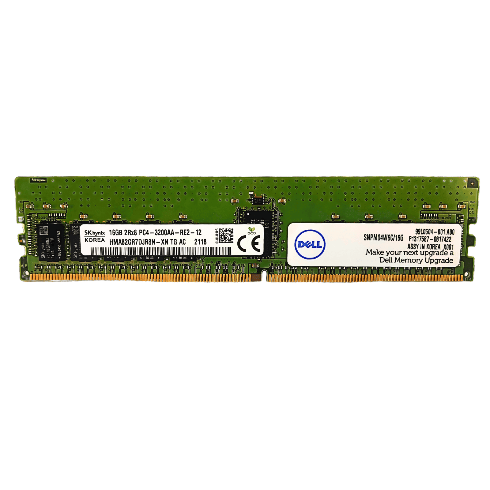Dell 16GB (1*16GB) 2RX8 (0CX1KM-RFB) thumbnail