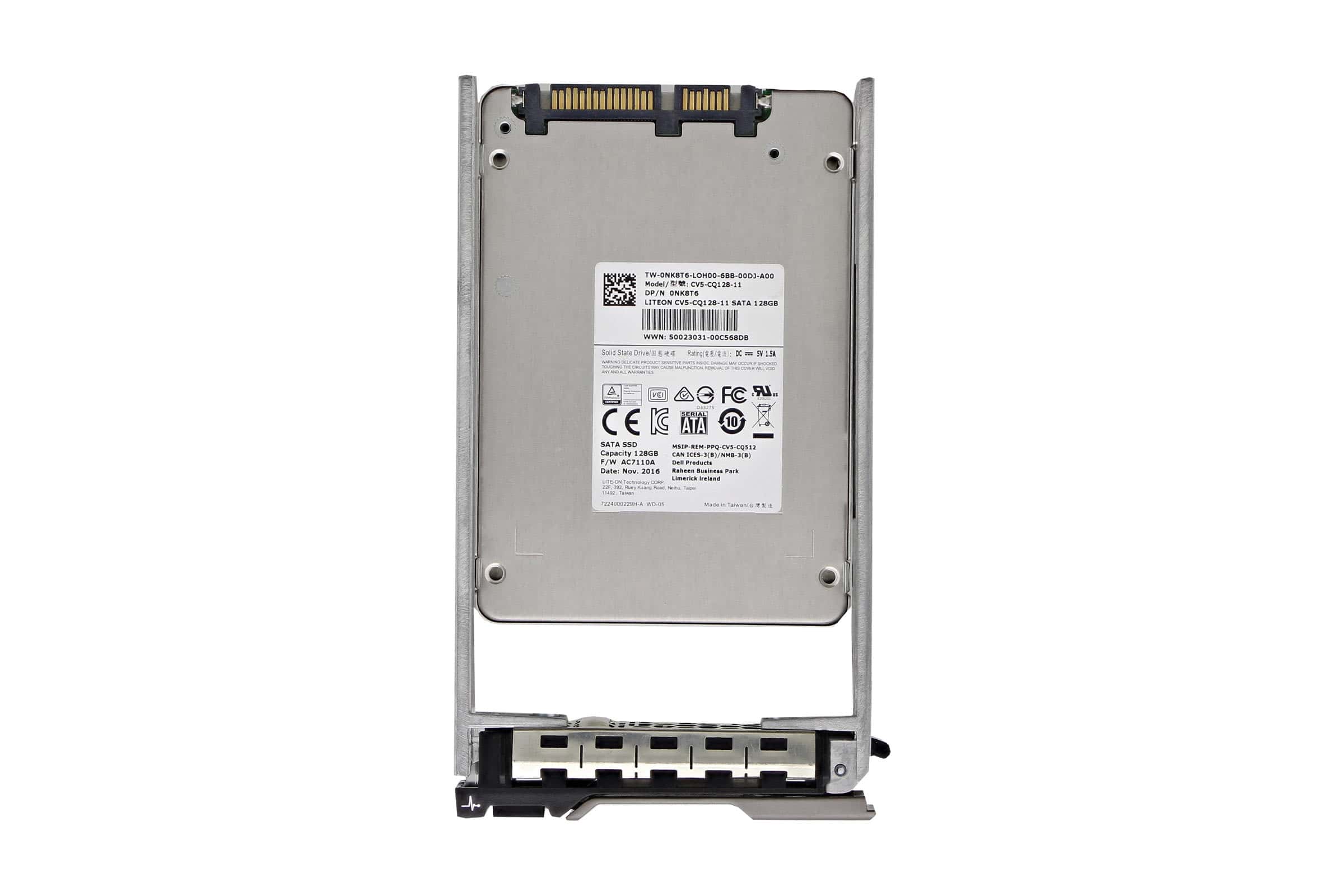 Dell SSD, 128GB, SATA3, 2.5 Inch, (NK8T6-RFB) thumbnail