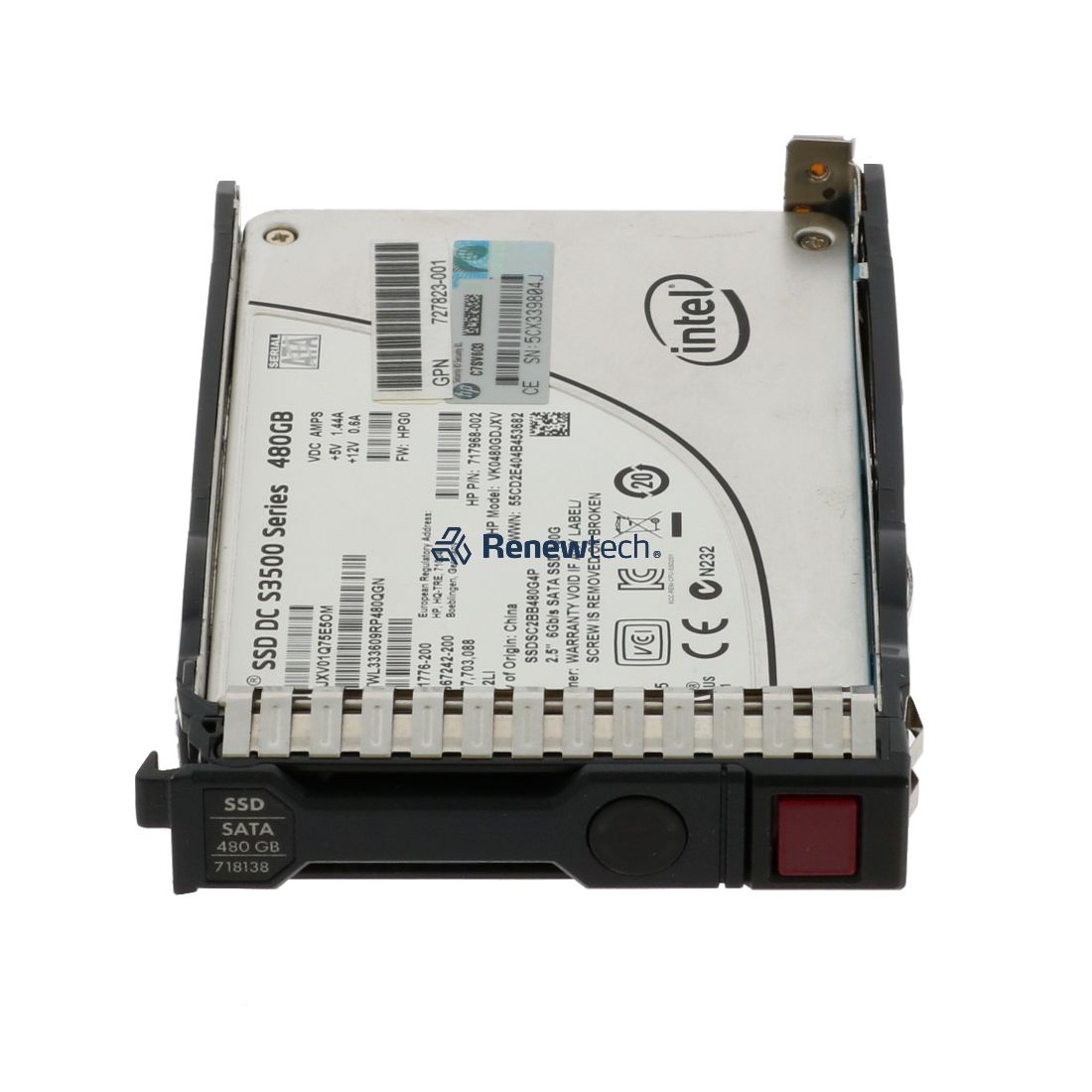 HP 480GB 6G Sata VE SFF SC SSD HD (717971-B21) thumbnail