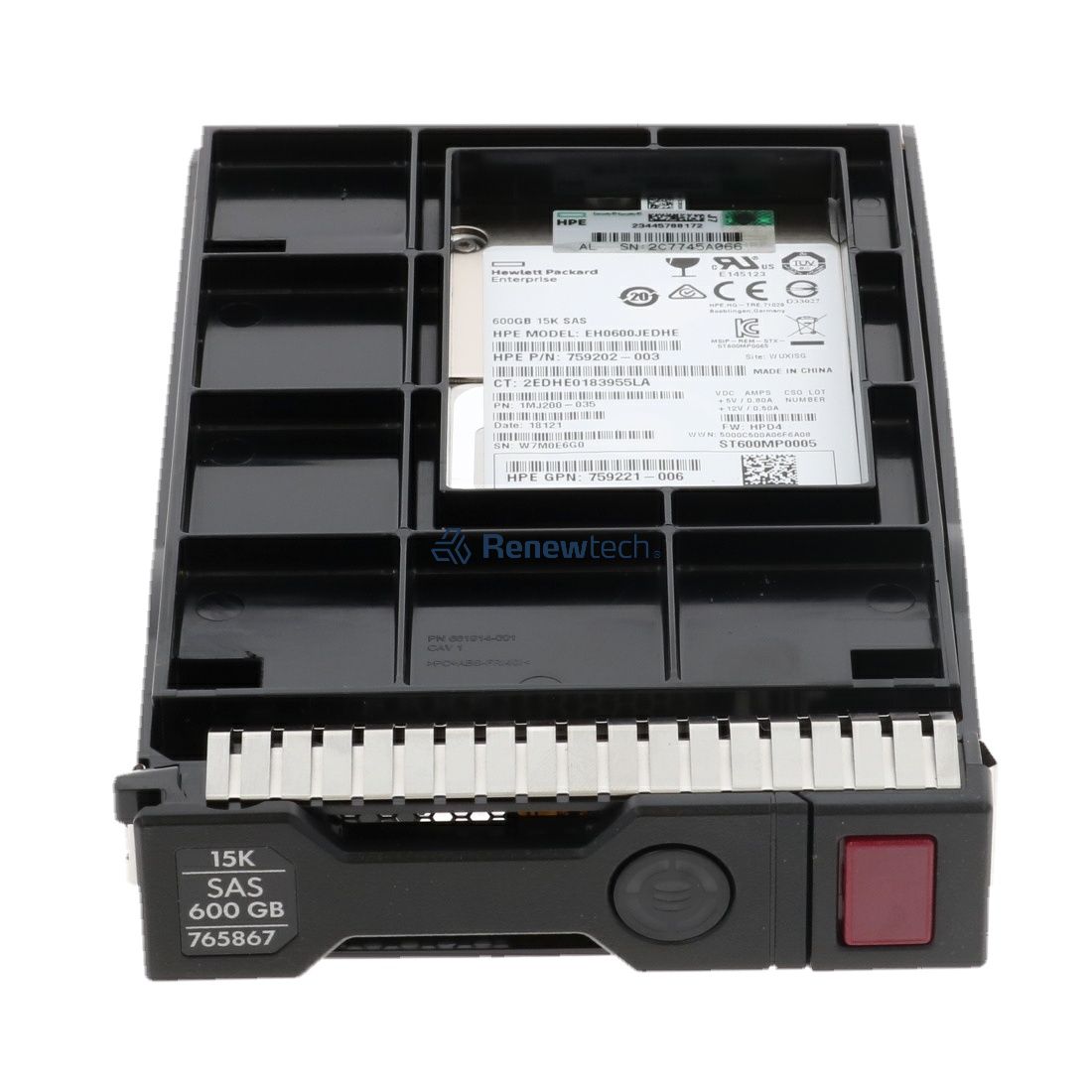 HP HDD 600GB hot-plug SAS (765867-001-RFB) thumbnail