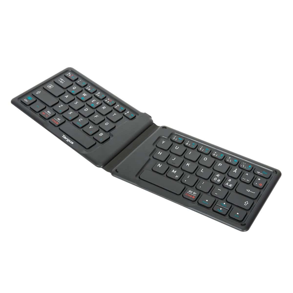 Targus AKF003NO toetsenbord Universeel Bluetooth QWERTY Scandinavisch Zwart (AKF003NO) thumbnail