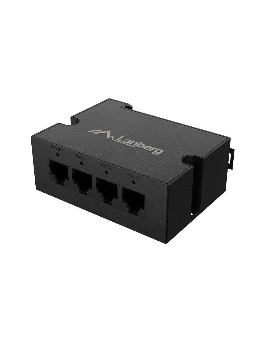 LANBERG Switch DIN-FE4-AT-30W 1xIn 3xOut 100MB PoE Extender (DIN-FE4-AT-30W) thumbnail