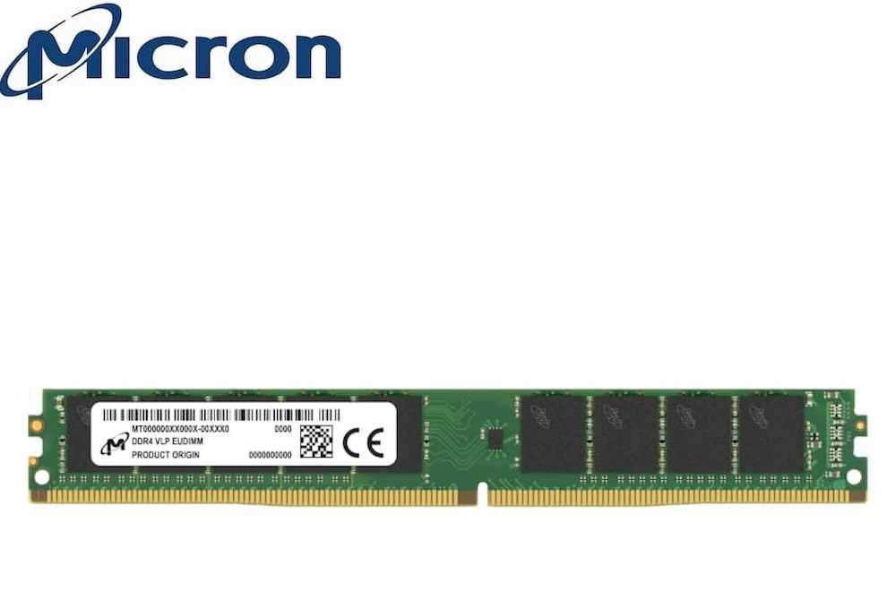 MICRON 16GB (1*16GB) 2RX8 PC4-21300V-E DDR4-2666MHZ VLP UDIMM (MTA18ADF2G72AZ-2G6E1) thumbnail