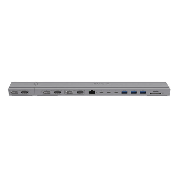 Targus HyperDrive 4K 2 x USB 3.2 Gen 2 (3.1 Gen 2) Type-C Zilver (HD156-GL) thumbnail