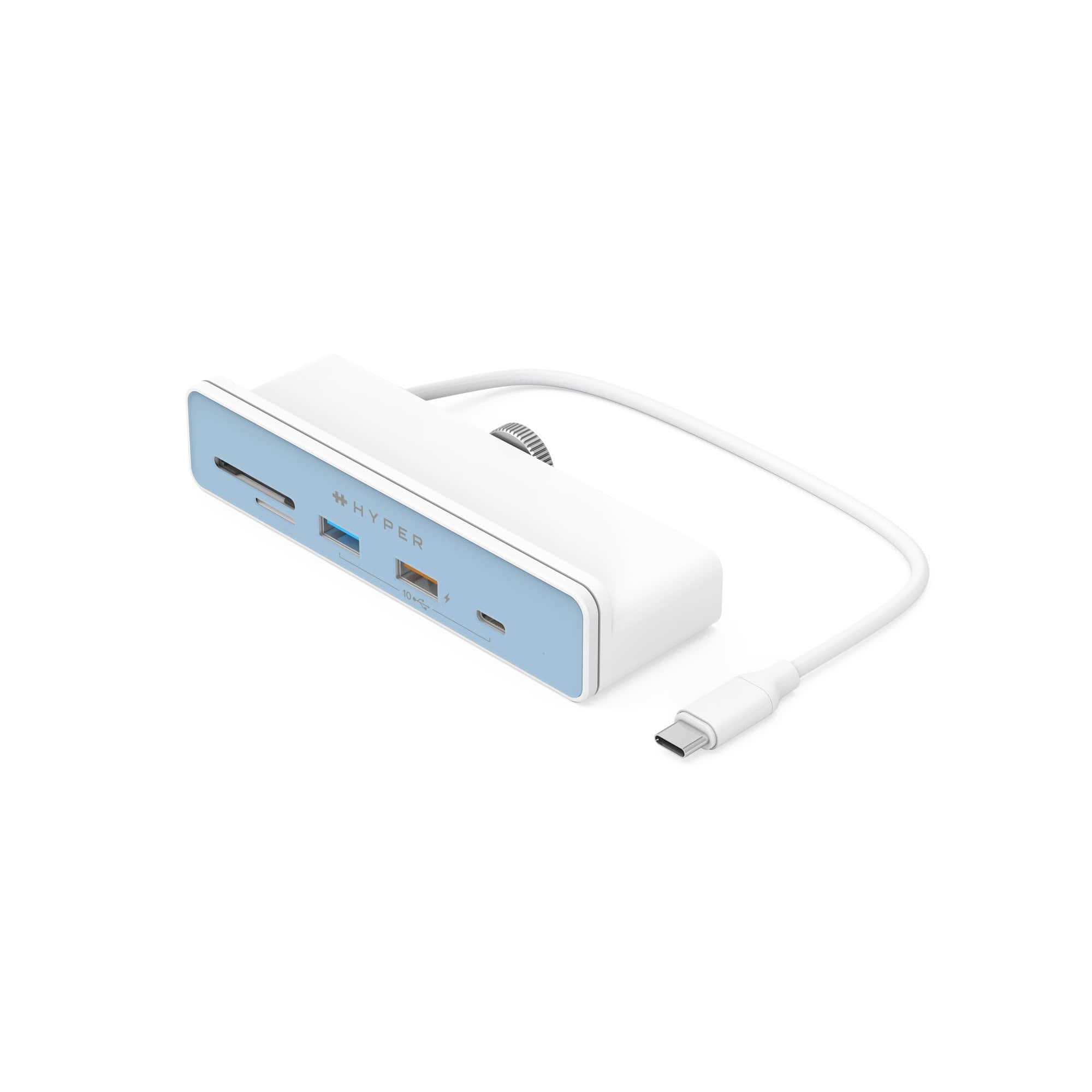 HYPER HD34A8 interface hub USB 3.2 Gen 1 (3.1 Gen 1) Type-C 10 Mbit/s Wit (HD34A8) thumbnail