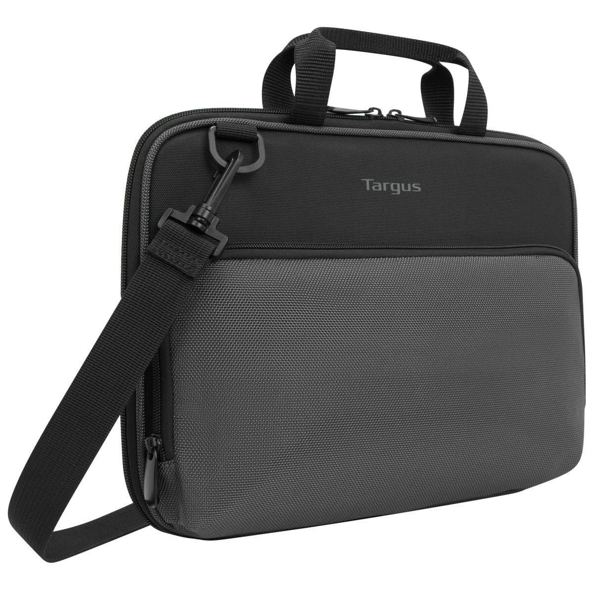 Targus TED006GL laptoptas 29,5 cm (11.6") Aktetas/klassieke tas Zwart, Grijs (TED006GL) thumbnail