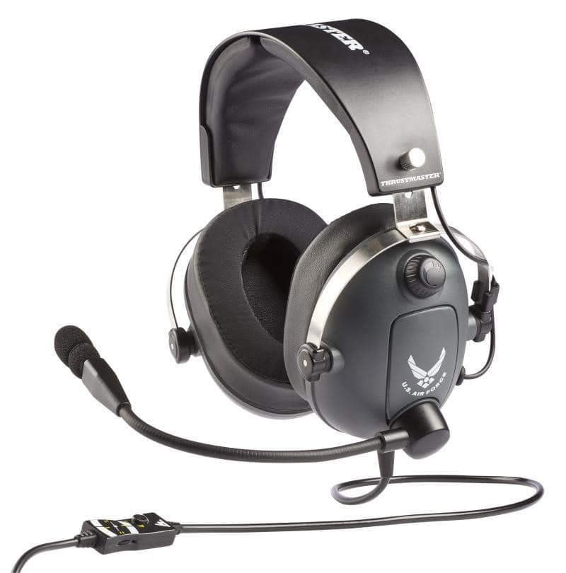Thrustmaster T.Flight U.S. Air Force Edition Headset Bedraad Hoofdband Gamen Zwart (4060104) thumbnail