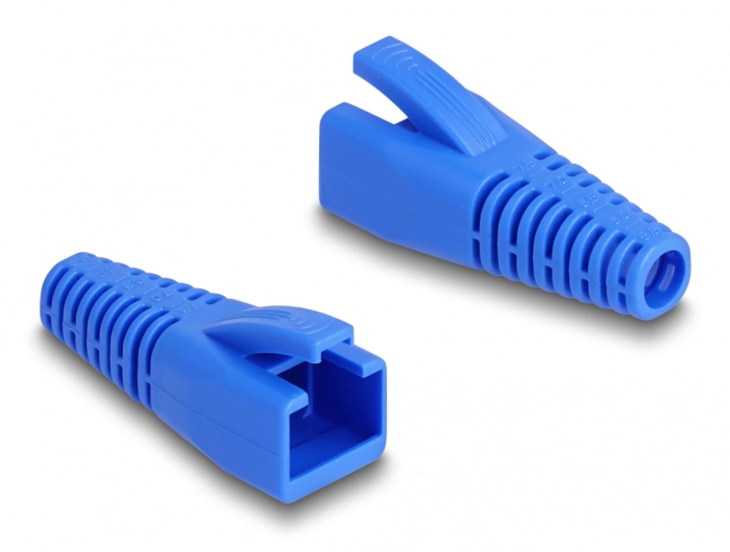 Delock Knickschutztülle für RJ45 Stecker schneidbar 50er Set farbig (66975) thumbnail