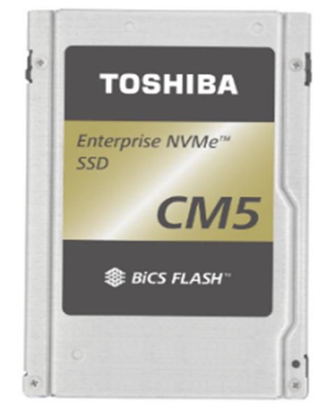 Toshiba SSD   800GB Toshiba Enterprise CM5-V 2,5 PCIe TLC BiCS Flas bulk (KCM51VUG800G) thumbnail