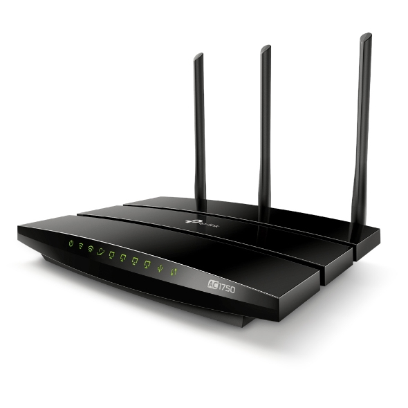 TP-Link Archer A7 draadloze router Gigabit Ethernet Dual-band (2.4 GHz / 5 GHz) Zwart (ARCHER A7) thumbnail