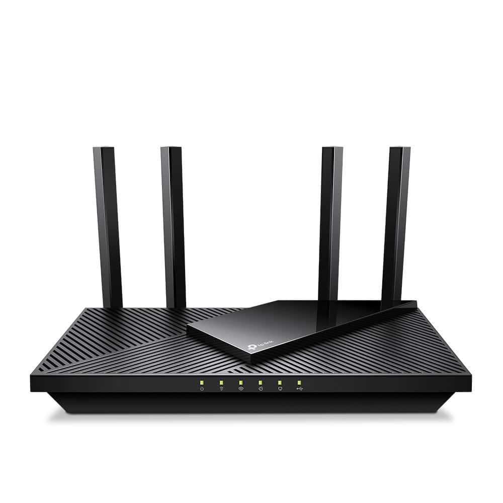 TP-Link Archer AX55 Pro draadloze router Gigabit Ethernet Dual-band (2.4 GHz / 5 GHz) Zwart (ARCHER AX55 PRO) thumbnail
