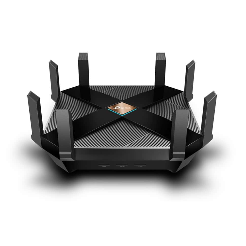 TP-Link Archer AX6000 draadloze router Gigabit Ethernet Dual-band (2.4 GHz / 5 GHz) 4G Zwart (ARCHER AX6000) thumbnail