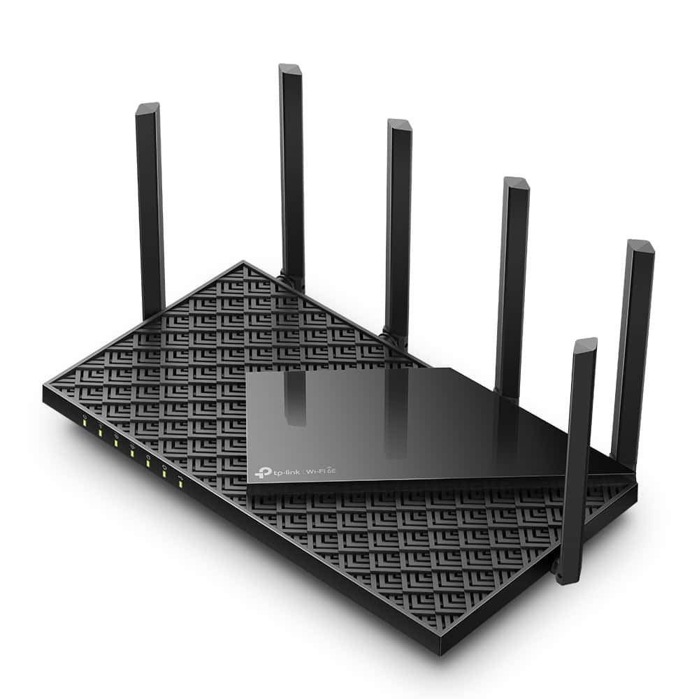 TP-Link Archer AXE75 draadloze router Gigabit Ethernet Tri-band (2,4 GHz / 5 GHz / 6 GHz) Zwart (ARCHER AXE75) thumbnail