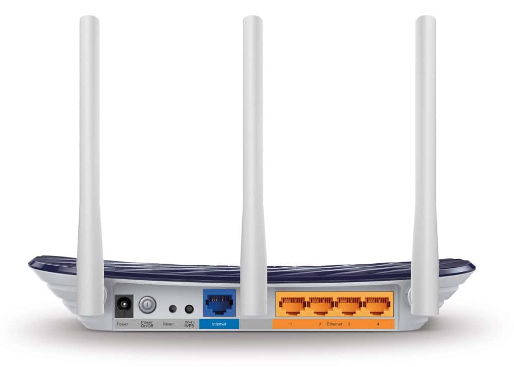 TP-Link AC750 draadloze router Fast Ethernet Dual-band (2.4 GHz / 5 GHz) 4G Zwart, Wit (ARCHER C20) thumbnail
