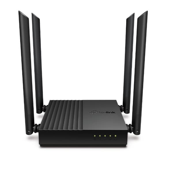TP-Link Archer C64 draadloze router Gigabit Ethernet Dual-band (2.4 GHz / 5 GHz) Zwart (ARCHER C64) thumbnail