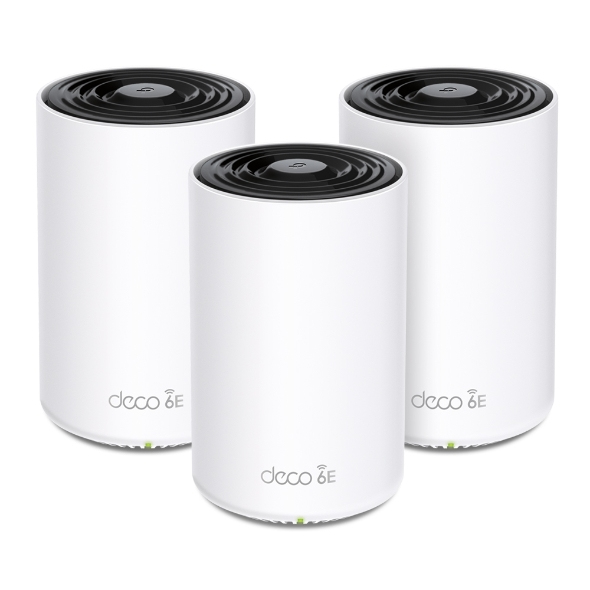 TP-Link Deco XE75 Tri-band (2,4 GHz / 5 GHz / 6 GHz) Wi-Fi 6E (802.11ax) Wit 3 Intern (DECO XE75(3-PACK)) thumbnail