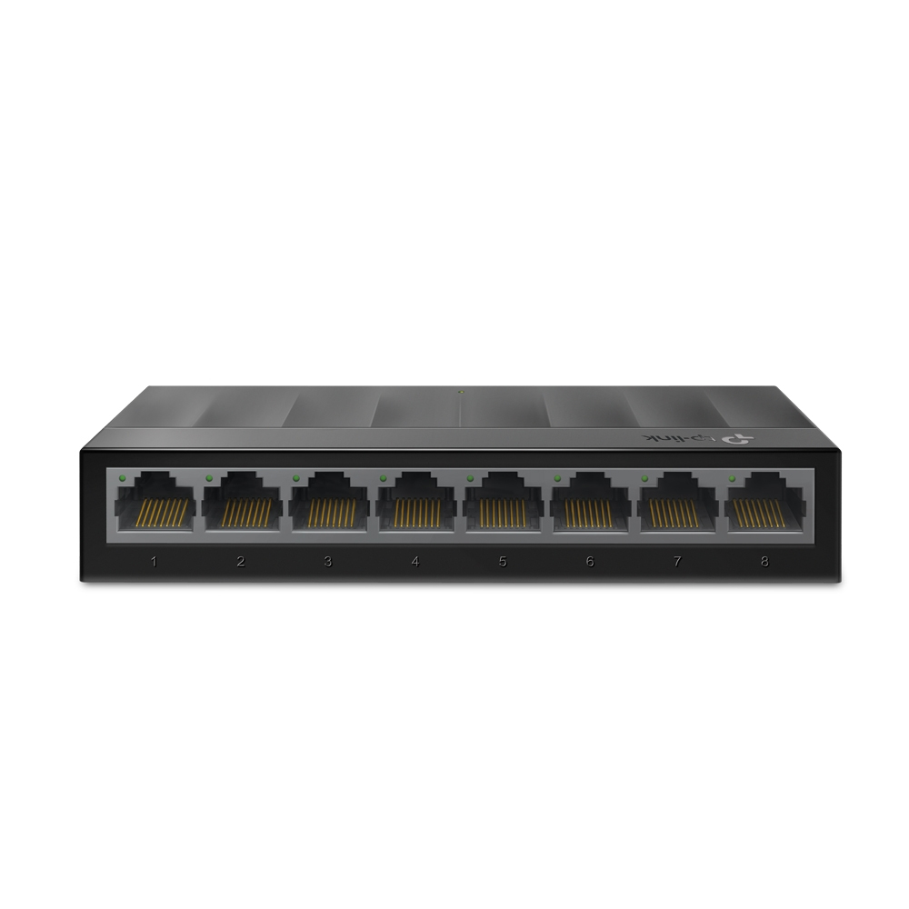 TP-Link LS1008G Unmanaged Gigabit Ethernet (10/100/1000) Zwart (LS1008G) thumbnail
