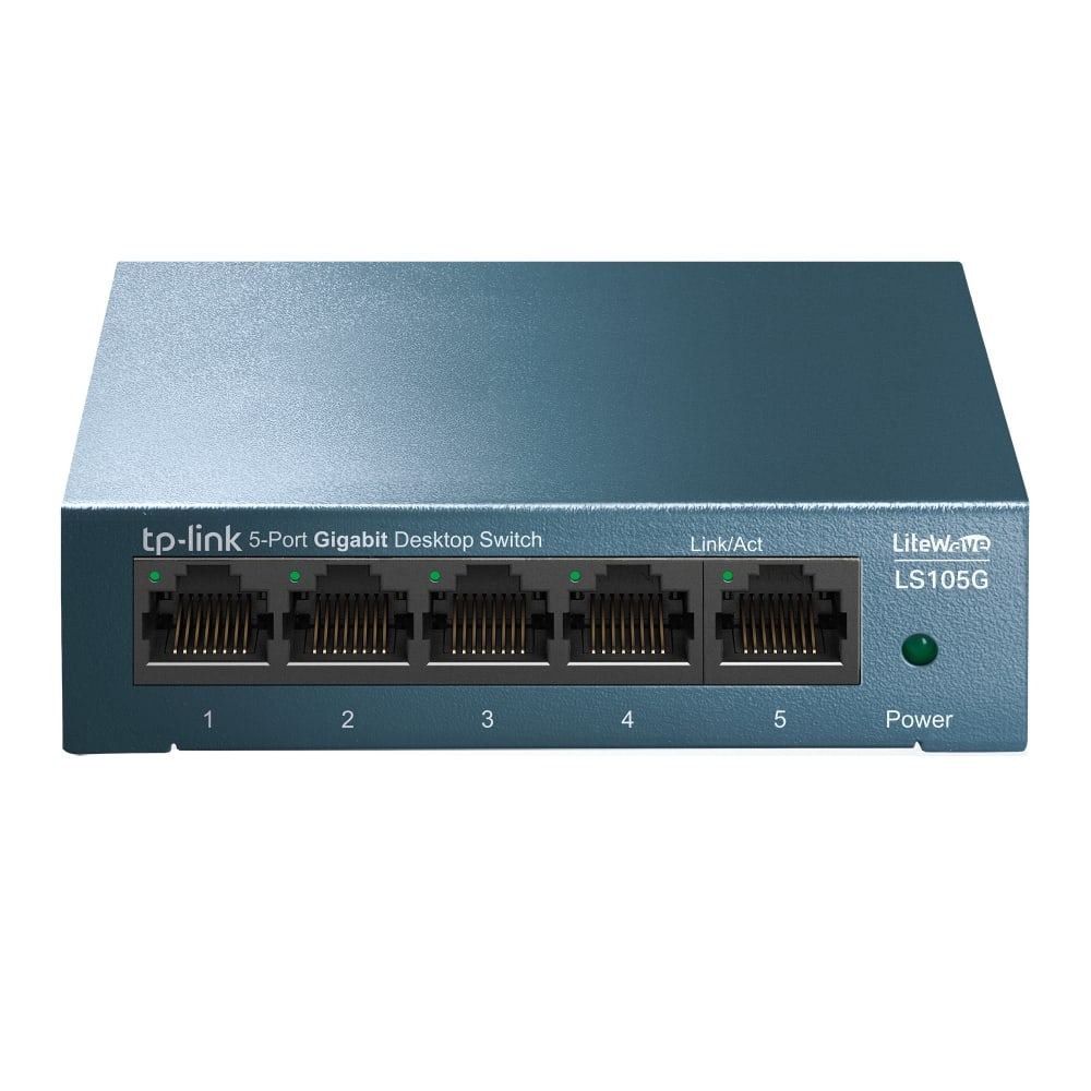 TP-Link LS105G Unmanaged Gigabit Ethernet (10/100/1000) Blauw (LS105G) thumbnail