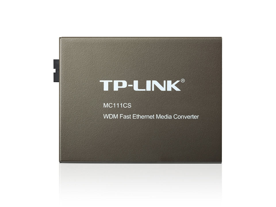 TP-Link MC111CS netwerk media converter 1000 Mbit/s 1550 nm Single-mode Zwart (MC111CS) thumbnail