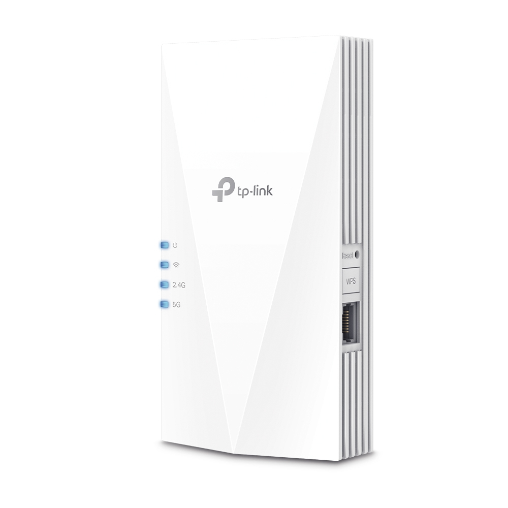 TP-Link RE600X netwerkextender Netwerkzender & -ontvanger Wit 10, 100, 1000 Mbit/s (RE600X) thumbnail