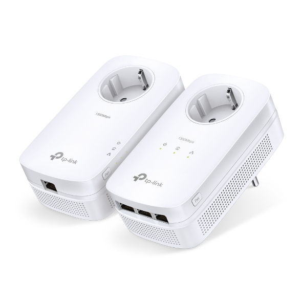 TP-Link TL-PA8033P KIT PowerLine-netwerkadapter 1300 Mbit/s Ethernet LAN Wit (TL-PA8033P KIT) thumbnail