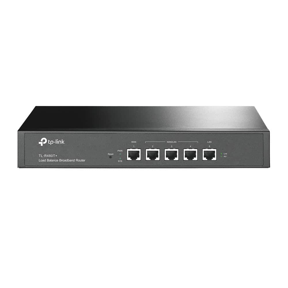 TP-Link TL-R480T+ bedrade router Fast Ethernet Zwart (TL-R480T+) thumbnail