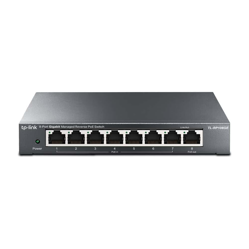 TP-Link TL-RP108GE netwerk-switch Managed L2 Gigabit Ethernet (10/100/1000) Power over Ethernet (PoE) Zwart (TL-RP108GE) thumbnail TP-Link TL-RP108GE netwerk-switch Managed L2 Gigabit Ethernet (10/100/1000) Power over Ethernet (PoE) Zwart (TL-RP108GE) thumbnail