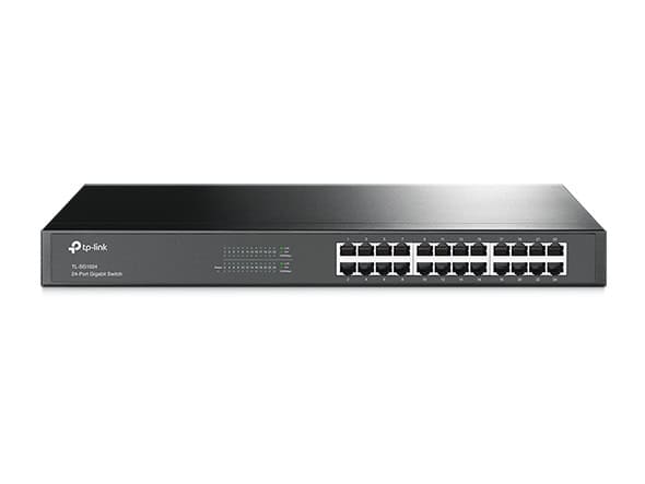 TP-Link TL-SG1024 Unmanaged Gigabit Ethernet (10/100/1000) 1U Zwart (TL-SG1024) thumbnail