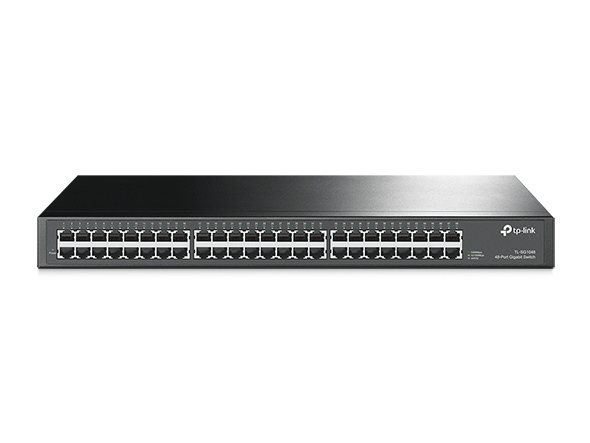 TP-Link TL-SG1048 Unmanaged Gigabit Ethernet (10/100/1000) 1U Zwart (TL-SG1048) thumbnail