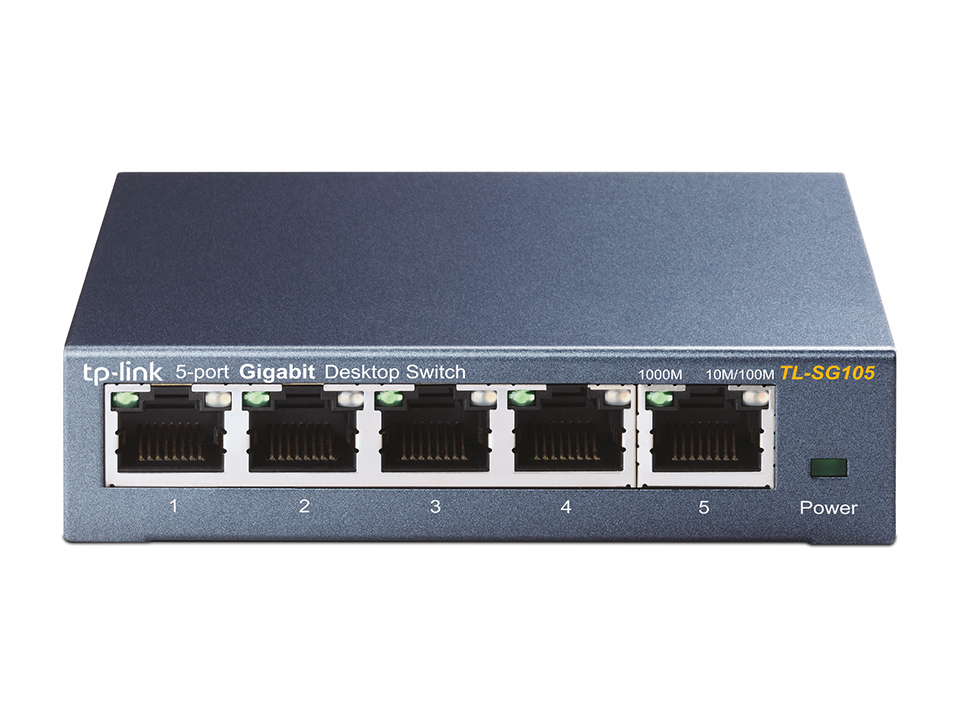 TP-Link TL-SG105 Unmanaged Gigabit Ethernet (10/100/1000) Zwart (TL-SG105) thumbnail