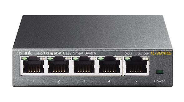 TP-Link TL-SG105E Managed L2 Gigabit Ethernet (10/100/1000) Zwart (TL-SG105E) thumbnail