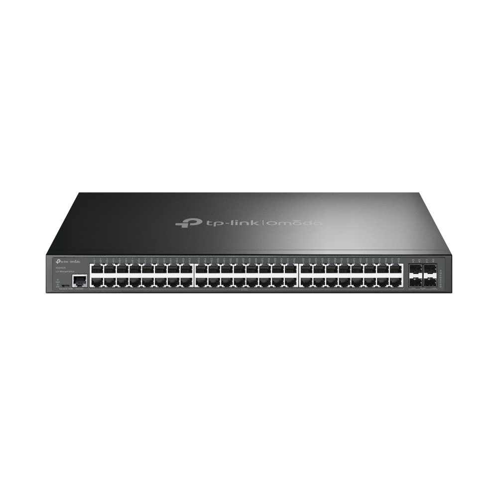 TP-Link Omada SG3452X netwerk-switch Managed L2+ Gigabit Ethernet (10/100/1000) 1U Zwart (TL-SG3452X) thumbnail