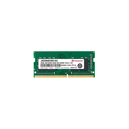 Transcend JetRam JM2666HSE-16G geheugenmodule 16 GB 1 x 8 GB DDR4 2666 MHz (JM2666HSE-16G) thumbnail