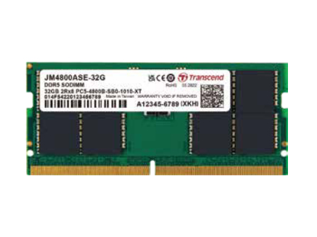 Transcend JetMemory JM4800ASE-16G geheugenmodule 16 GB 1 x 16 GB DDR5 4800 MHz (JM4800ASE-16G) thumbnail