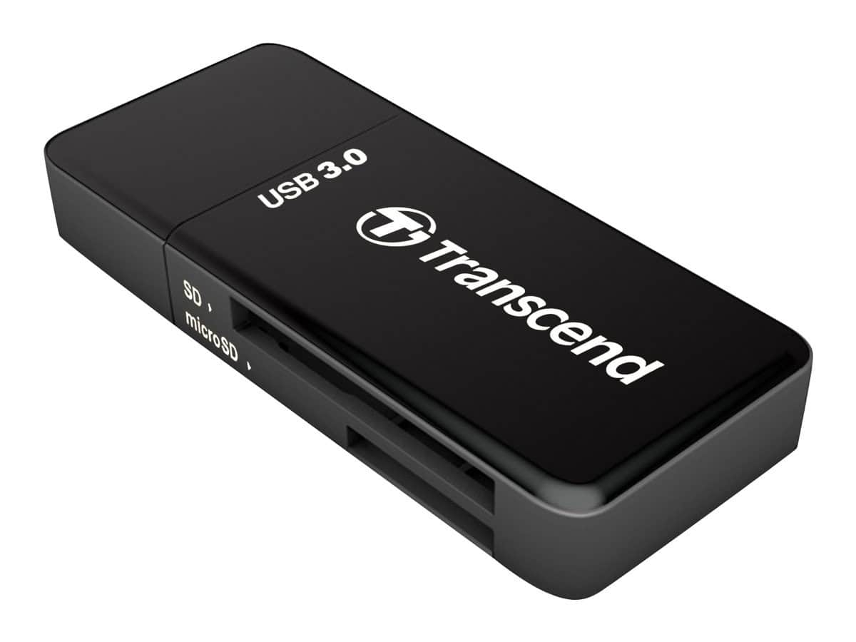 Transcend RDF5 geheugenkaartlezer USB 3.2 Gen 1 (3.1 Gen 1) Type-A Zwart (TS-RDF5K) thumbnail
