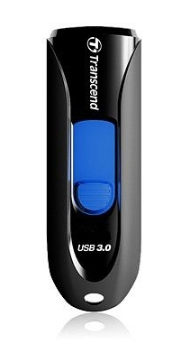 Transcend JetFlash 790 128GB USB flash drive USB Type-A 3.2 Gen 1 (3.1 Gen 1) Zwart, Blauw (TS128GJF790K) thumbnail