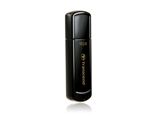 Transcend JetFlash 350 USB flash drive 16 GB USB Type-A 2.0 Zwart (TS16GJF350) thumbnail
