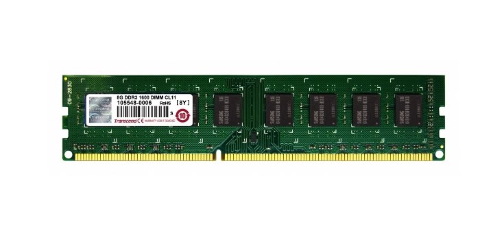 Transcend 8GB DDR3 1600MHz ECC-DIMM 11-11-11 2Rx8 geheugenmodule 2 x 8 GB (TS1GLK72V6H) thumbnail