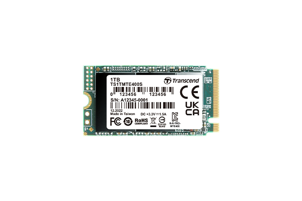 Transcend PCIe SSD 400S M.2 1000 GB PCI Express 3D NAND NVMe (TS1TMTE400S) thumbnail