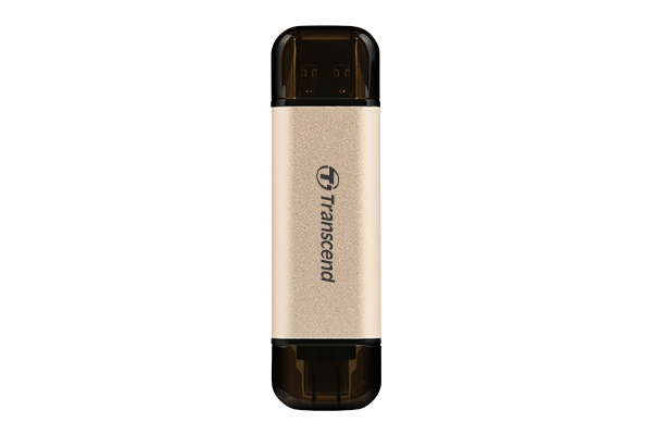 Transcend JetFlash 930C USB flash drive 256 GB USB Type-A / USB Type-C 3.2 Gen 1 (3.1 Gen 1) Goud (TS256GJF930C) thumbnail