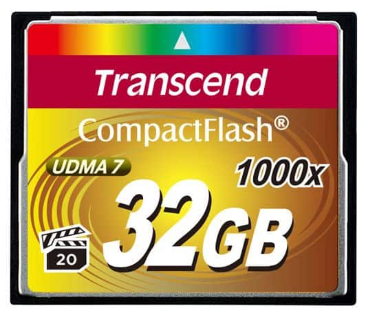 Transcend 1000x CompactFlash 32GB MLC (TS32GCF1000) thumbnail