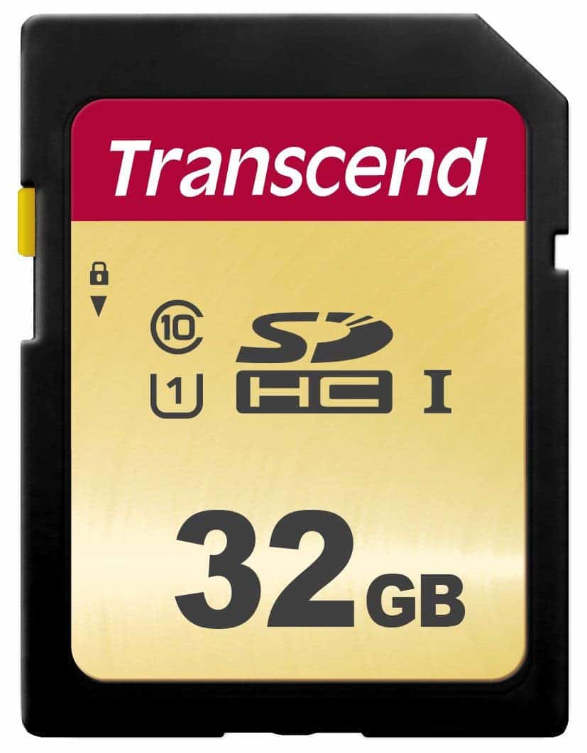 Transcend 32GB, UHS-I, SDHC Klasse 10 (TS32GSDC500S) thumbnail